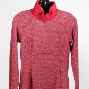 Lululemon Red Women's Long Sleeve Half Zip Jacket Size 4